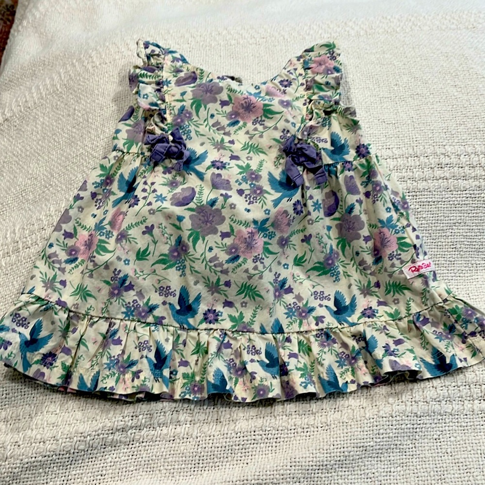 Ruffle Butts 6-12 month floral dress